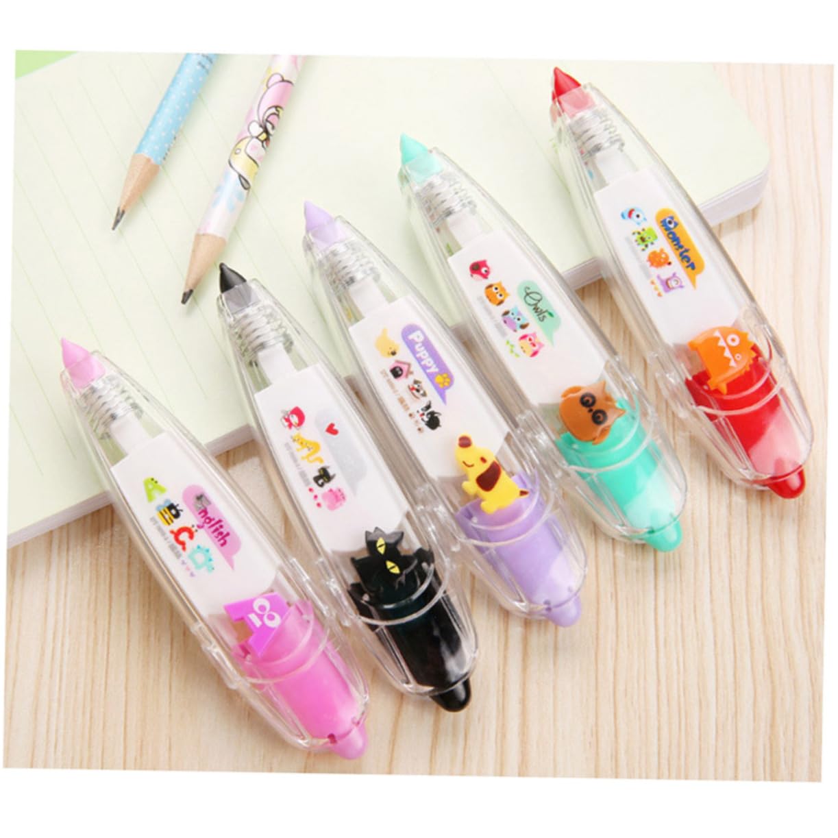 LALAFINA 15pezzi Nastro Decorativo Per Scrapbooking e Diario Nastro Adatto Per Scuola e Ufficio Colori Casuali