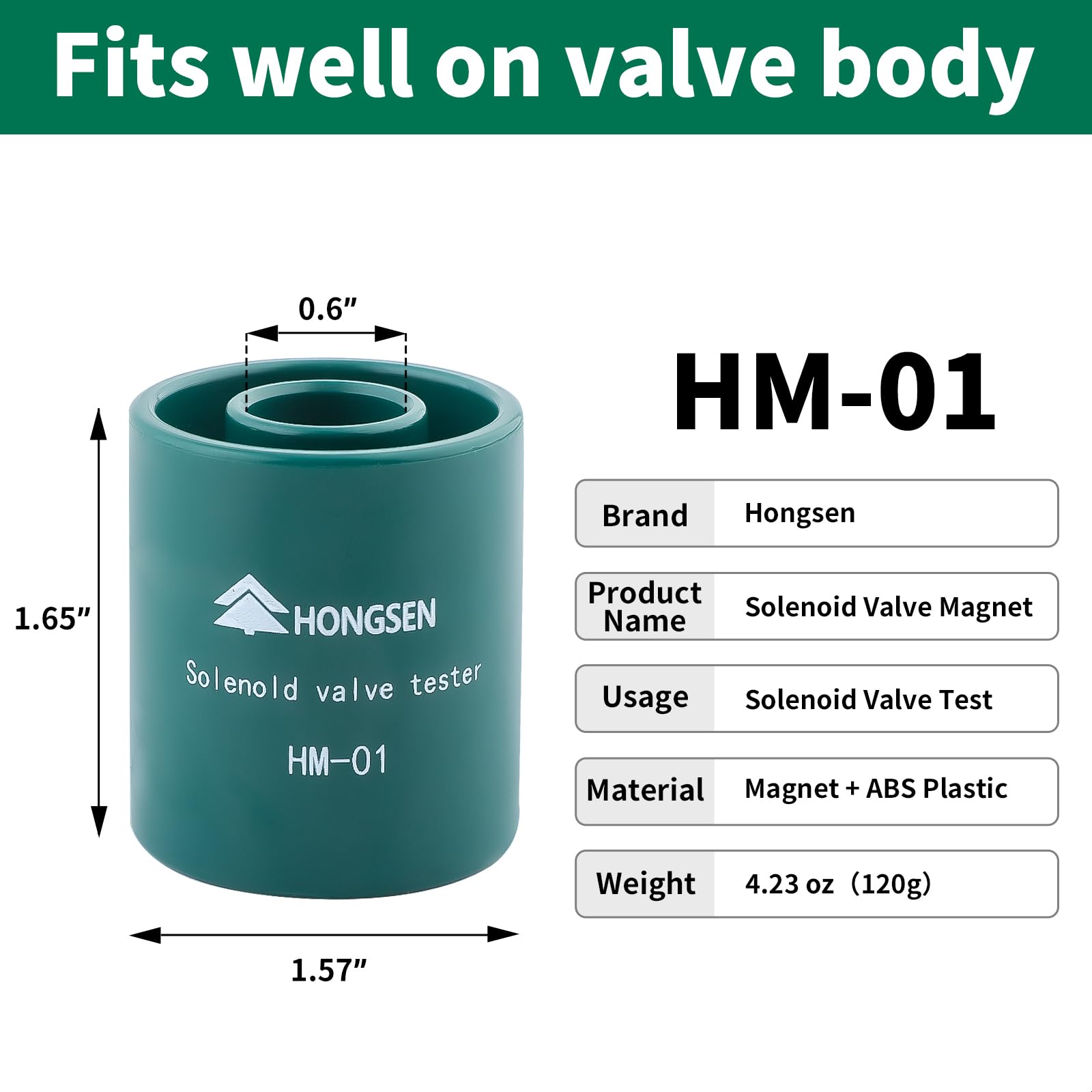 Válvula solenoide magnética HM-01 probador de válvula solenoide para HVAC, almacenamiento en frío y reparación de sistemas de aire acondicionado central