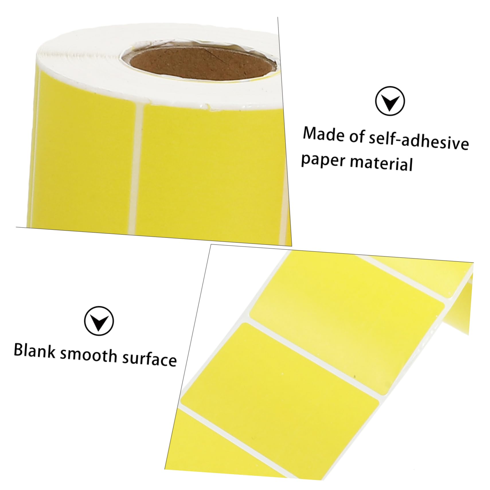 Rouleau D'étiquettes Thermiques Colorées, 4 Rouleaux