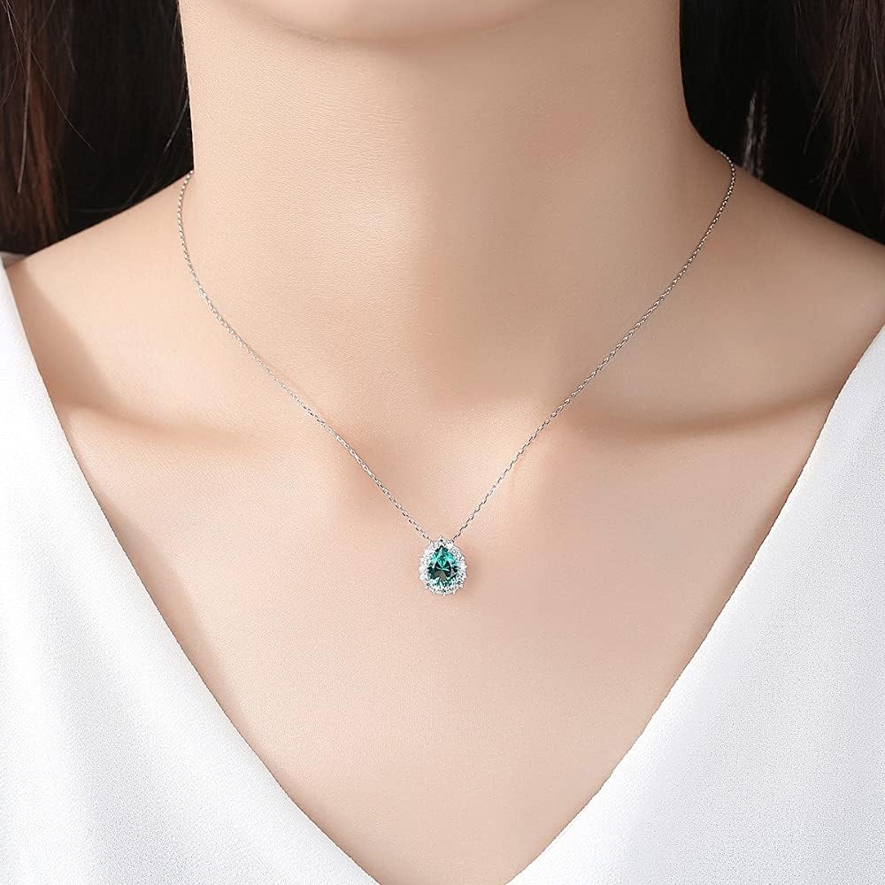 Collane con pendente a goccia d'acqua 925 da donna