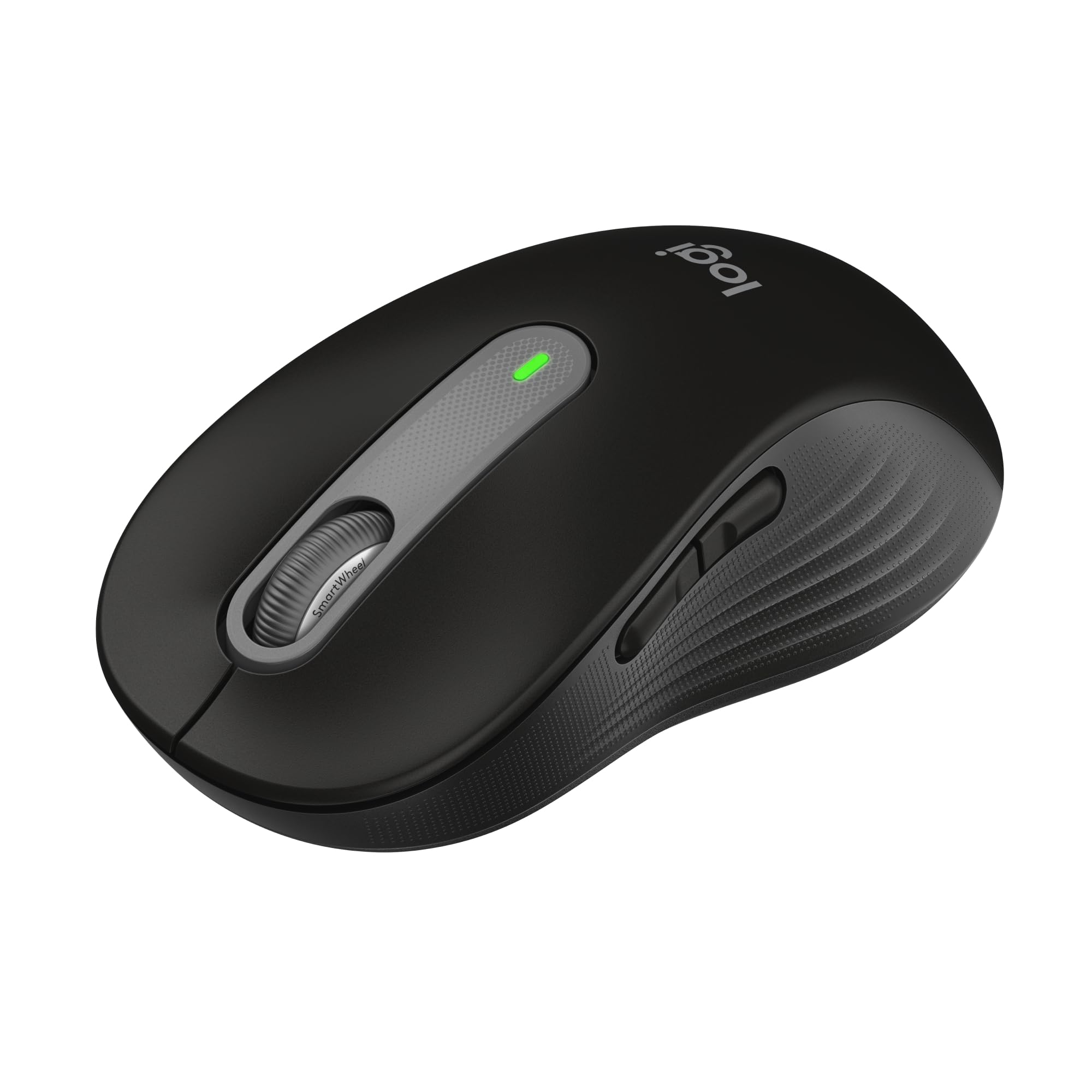 Logitech Signature M650 Kablosuz Mouse, Büyük Boy Sağ El için, Sessiz, 4000 DPI, Bluetooth, Logi Bolt USB Alıcı, 24 Ay Pil Ömrü, Siyah
