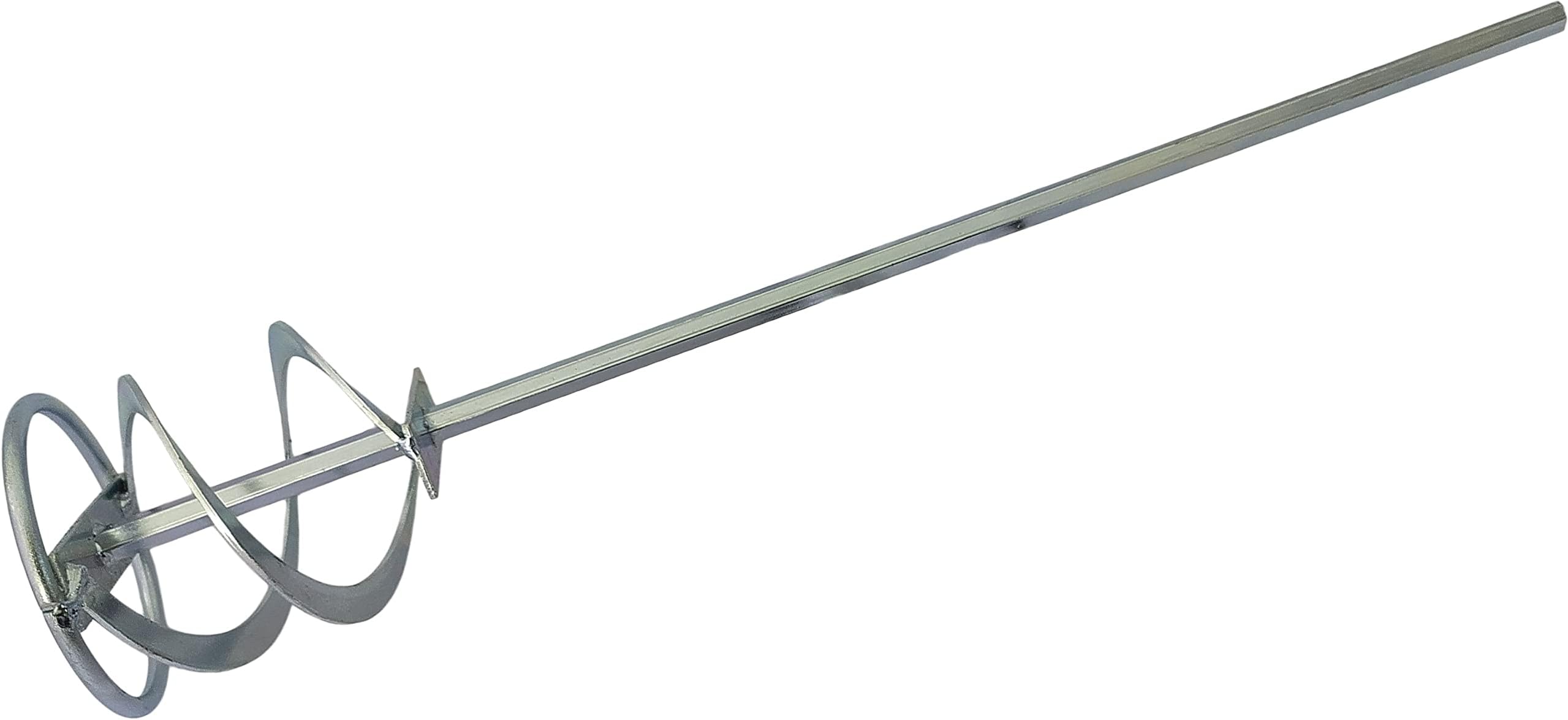 - Inditrust DUMDAAR Mini Paint Mixer Rod 15" x 3" Steel (Silver) | Drill Machine & Hammer Compatible Mixing Rod | Heavy Duty Paint, Cement & Putty Mixer Attachment