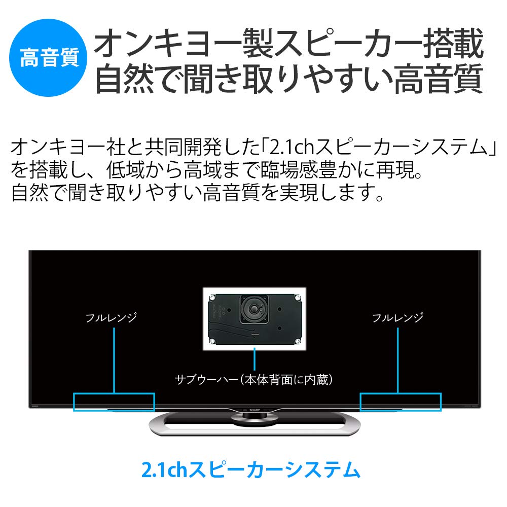 Amazon.co.jp: シャープ 60V型 4K対応液晶テレビ AQUOS LC-60U45 HDR