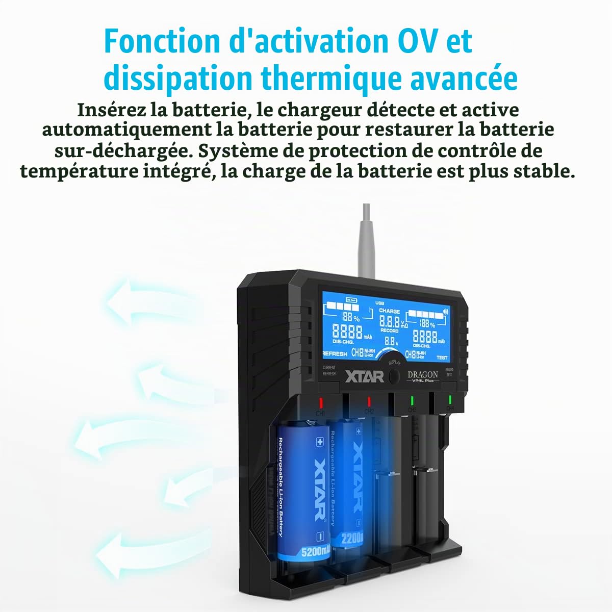 XTAR Chargeur VP4 Plus