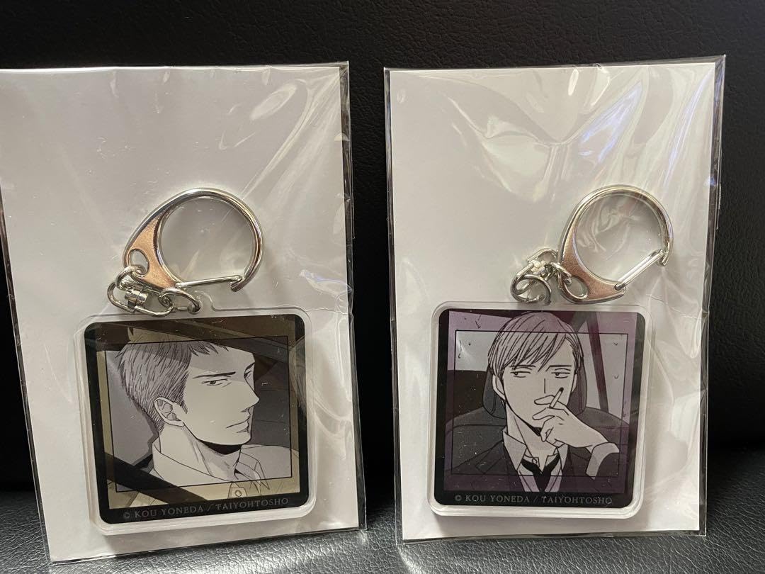 囀る鳥は羽ばたかない　アクリルキーホルダー　ブレンドティー　矢代　百目鬼 グッズ-キーホルダー】囀る鳥は羽ばたかない 矢代&百目鬼 2連