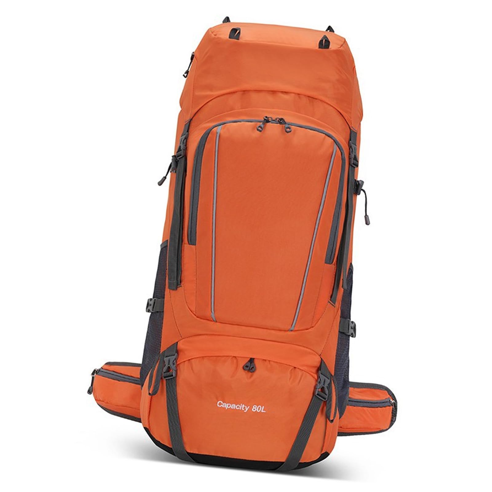Zackpack Esterno 80L, Zaino per da Viaggio da Campeggio con Protezione della Pioggia e Design Traspirante, Tessuto Oxford e Poliestere, per Lo Zaino in Spalla Ed Escursioni