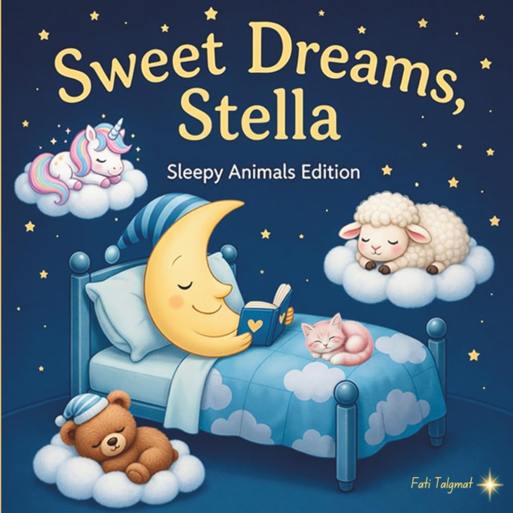 Sweet Dreams Stella: Personalized Children's Bedtime Story Book for Babies & Kids | Perfect Birthday Gift idea for Stella's | Gentle Rhymes, Sleepy ... Stella Drift Into Sweet Dreams Every Night
