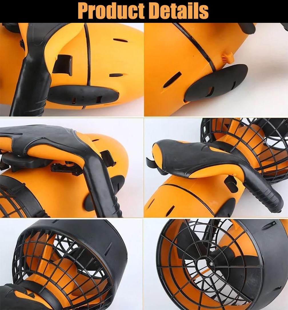 Scooter Submarino Scooter Subacuático Inteligente De Doble Velocidad Impermeable para Piscina y Tabla de Surf a presión Equipo de Piscina de Aventuras