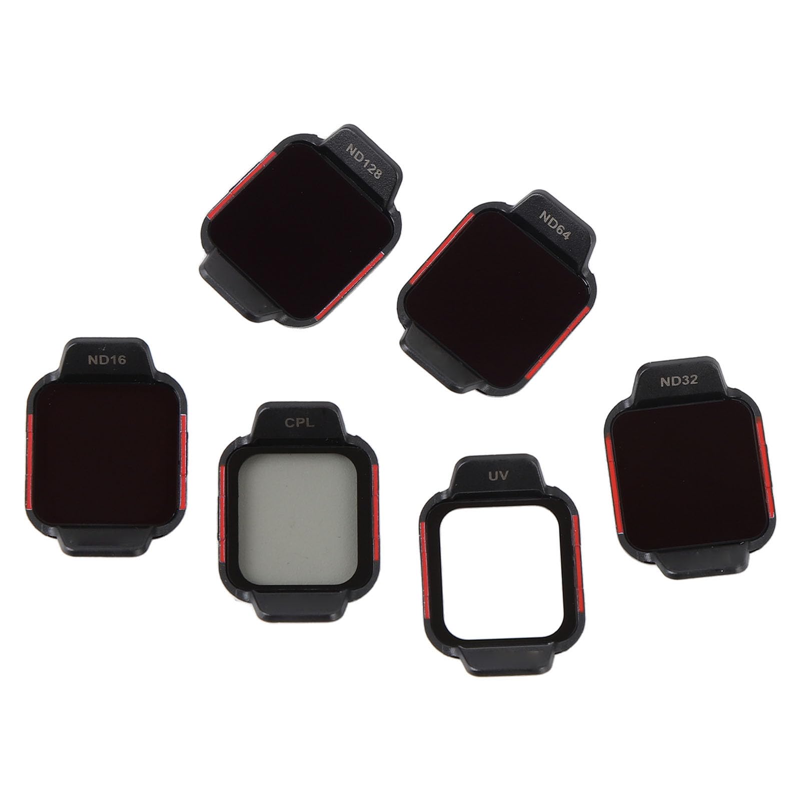 Tbest Set di Filtri per Lenti per Drone 6 in 1 Flip in Vetro Ottico CPL ND32 ND64 ND16 ND128 Filtri Protettivi con Scatola di Immagazzinaggio Fotografia