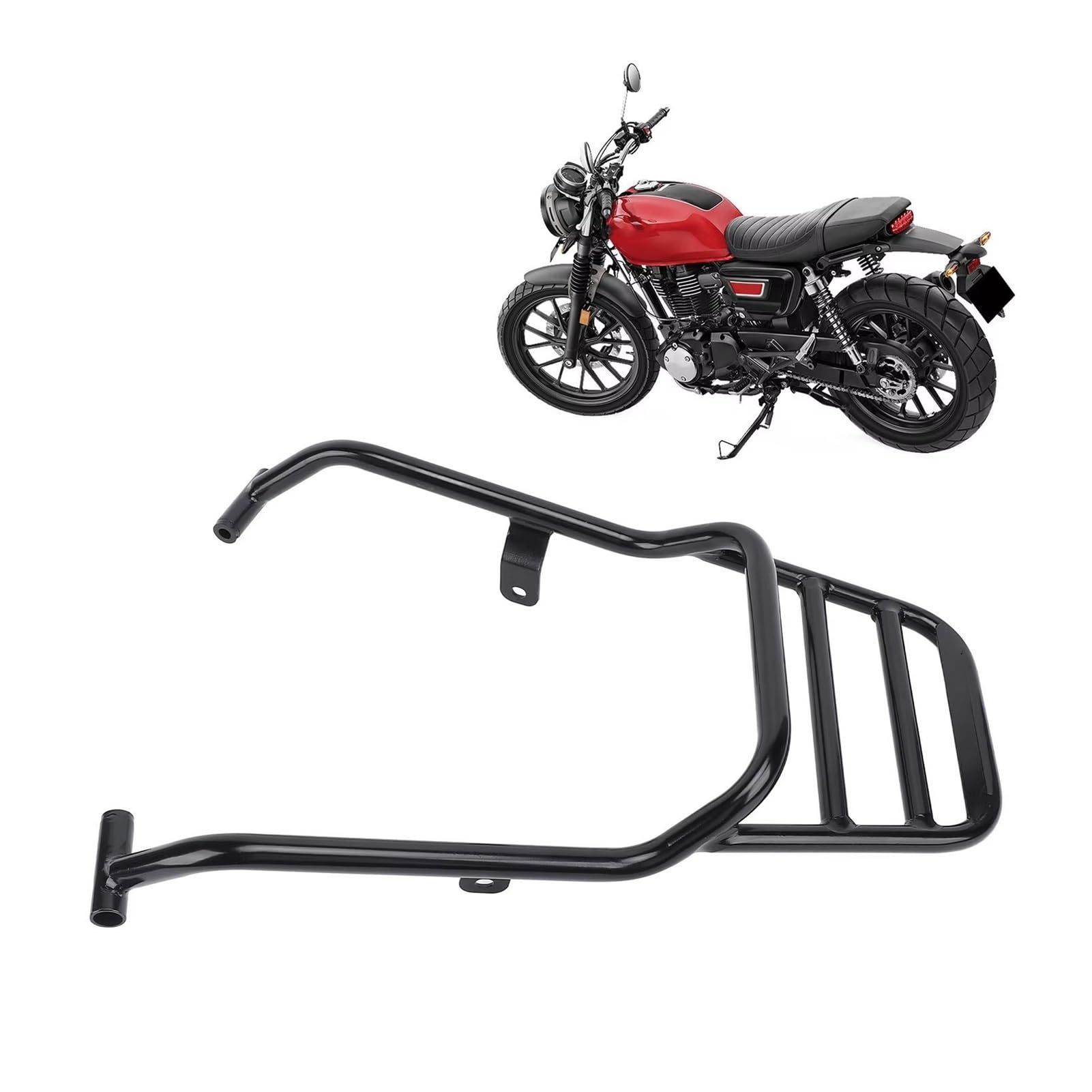 Portapacchi Moto Portapacchi Utility per GB350S per CB350RS Portapacchi Posteriore per Moto Spazio di Archiviazione Aggiuntivo Staffa per Mensola Portante A Lunga Durata