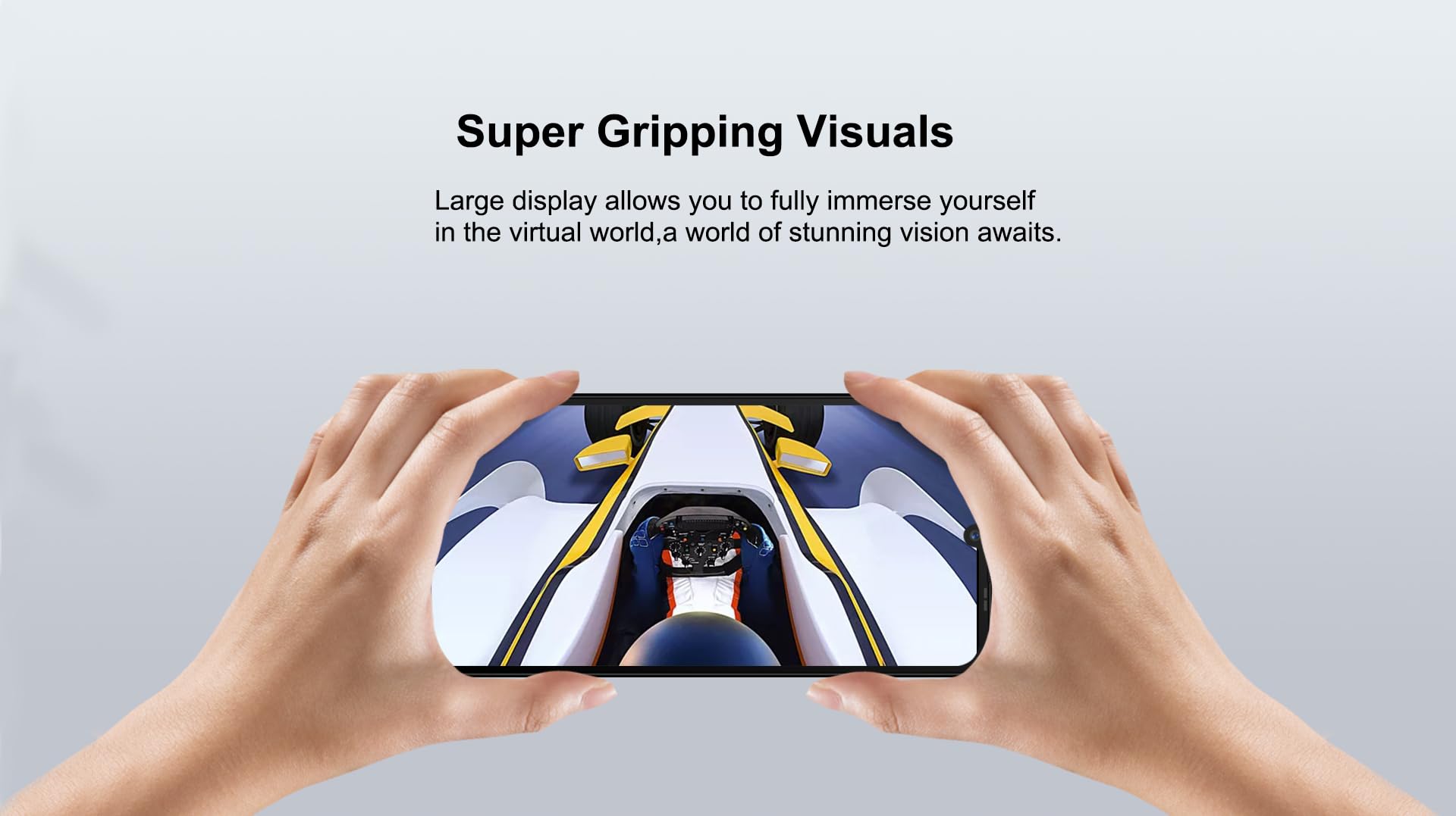 Vortex JK68 Unlocked Android Smartphone, 6.745” HD+ IPS Display, 4GB RAM + 32GB Storage, Dual SIM, Android 14, Black/Grey