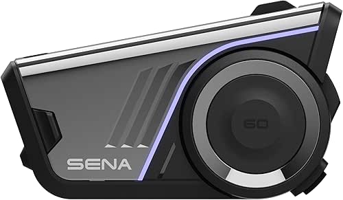 SENA 60S Casque de Communication Moto avec système d'intercom Wave,