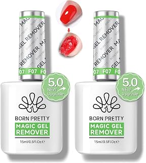 Gel Nail Polish Remover, 2 Pack Professional Gel Polish Remover for Nails, Quick & Easy Polish Remover In 3-5 Minutes, No Need for Foil Soak Or Wrap