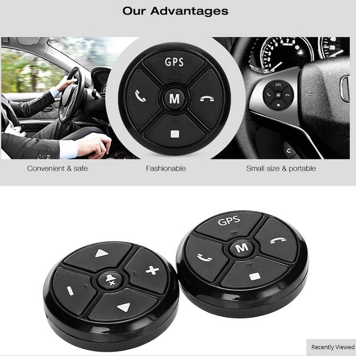 Telecomando Al Volante Wireless - Multifunzione, LED, Per Sistema Multimediale Auto - Foto 11