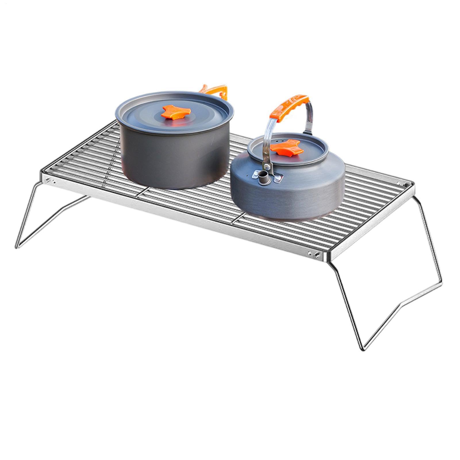 Parrilla de cocina de acero inoxidable para camping barbacoa y hogar