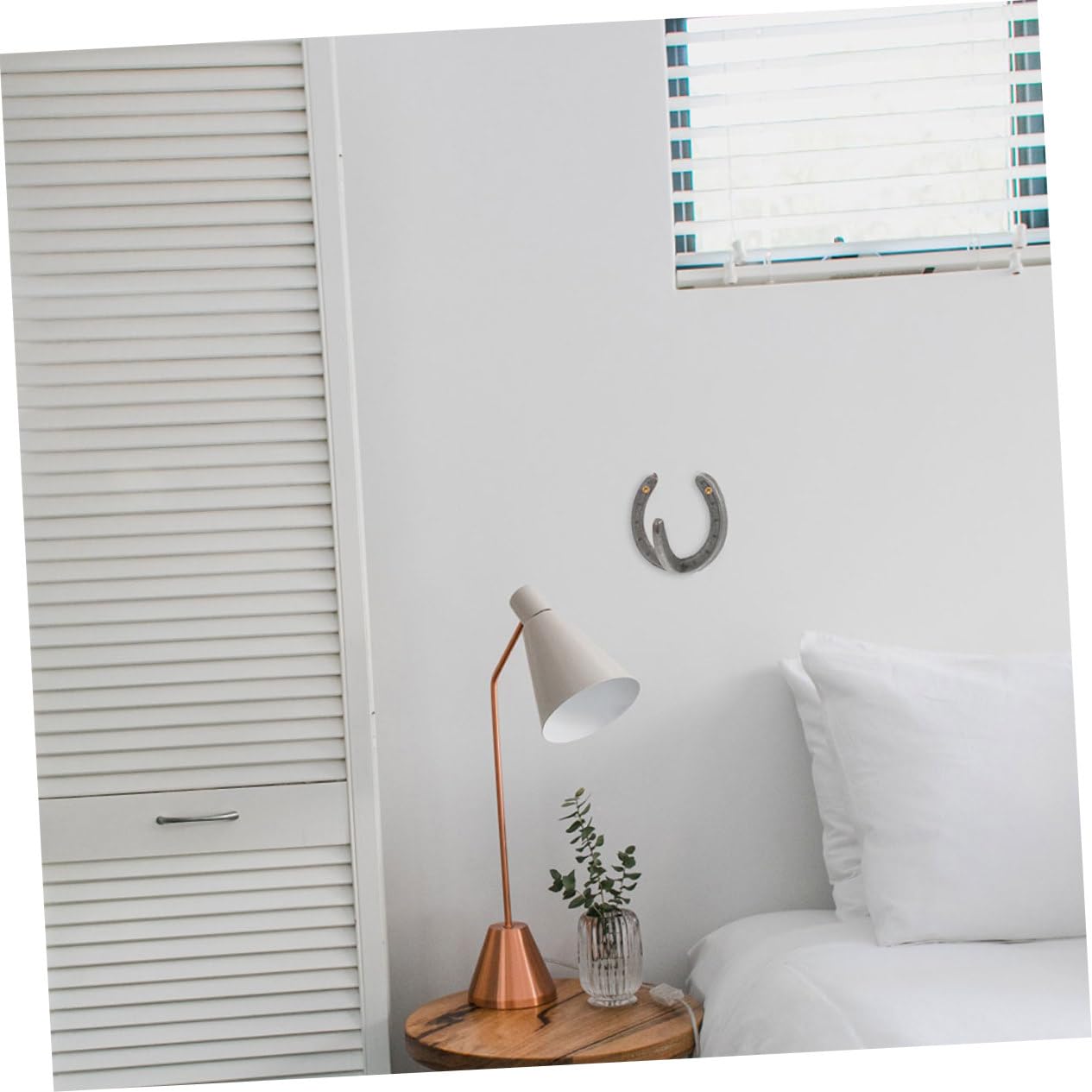 5 Stück-pack Hufeisenförmige Wandhaken aus Eisen mit Retro Stil Praktische Garderobenwandaufhänger ohne Grate Einfache Montage für Wohn und Campingbereich