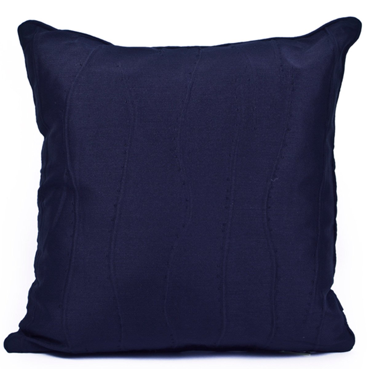 Gouchee Home Flo Cushion, 18 x 18, Navy