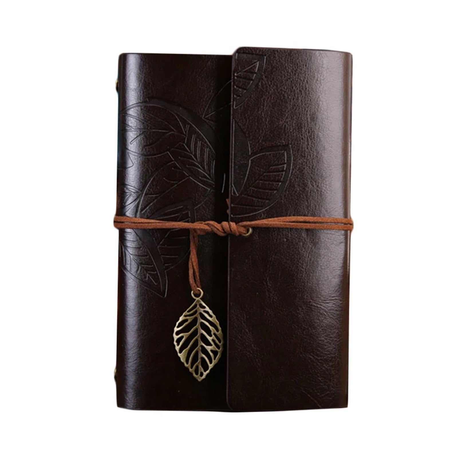 Notebook Diario Blocco note Pelle PU Spirale Letteratura Notebook Carta sostituibile Journal Planner Regalo di cancelleria scolastica(Light Brown,Large 165x220mm)