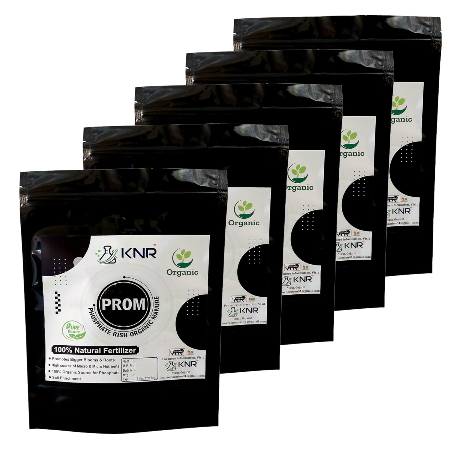 KNR Phosphate Rich Organic Manure (PROM) - 4.5 KG | Oranic PROM Fertilizer for Plant and Gardening - 4.5 kg-image-17