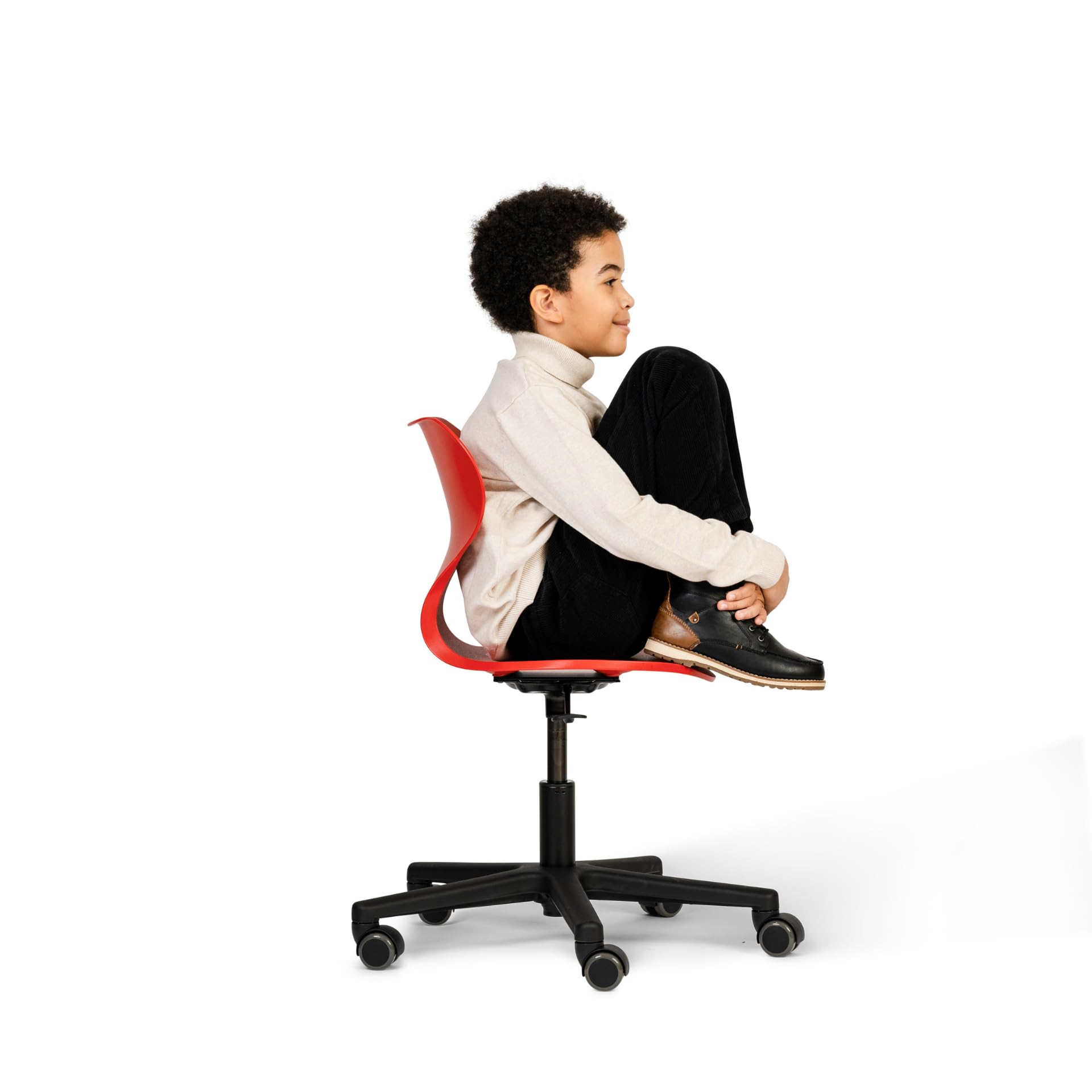 Moll Lucky Kinderschreibtischstuhl | mitwachsend & ergonomisch | stufenlos höhenverstellbarer Drehstuhl ideal für Schulkinder | langlebig & hochwertig | Made in Germany
