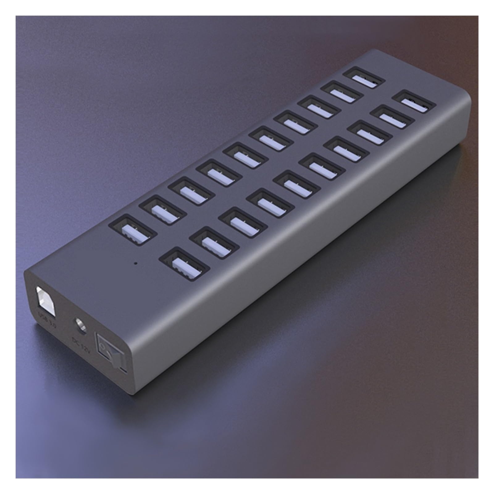 20-portowy Koncentrator Multi USB 2.0 Szybki Transfer Danych Rozdzielacz Ładowarki Zewnętrzny Zasilacz 12V7.5a Do Tabletu Z Telefonem MożLiwość Szybkiego łAdowania