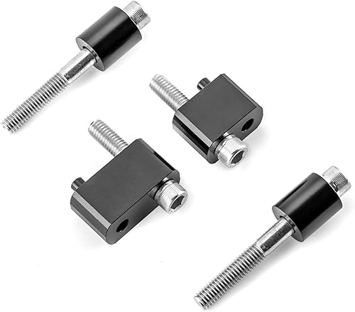 Miniatura 6 de Wsays Espaciadores de extensión de suelo de 1 pulgada, kit de extensores de suelo compatible con Harley Touring Electra Street Road Glide Road King