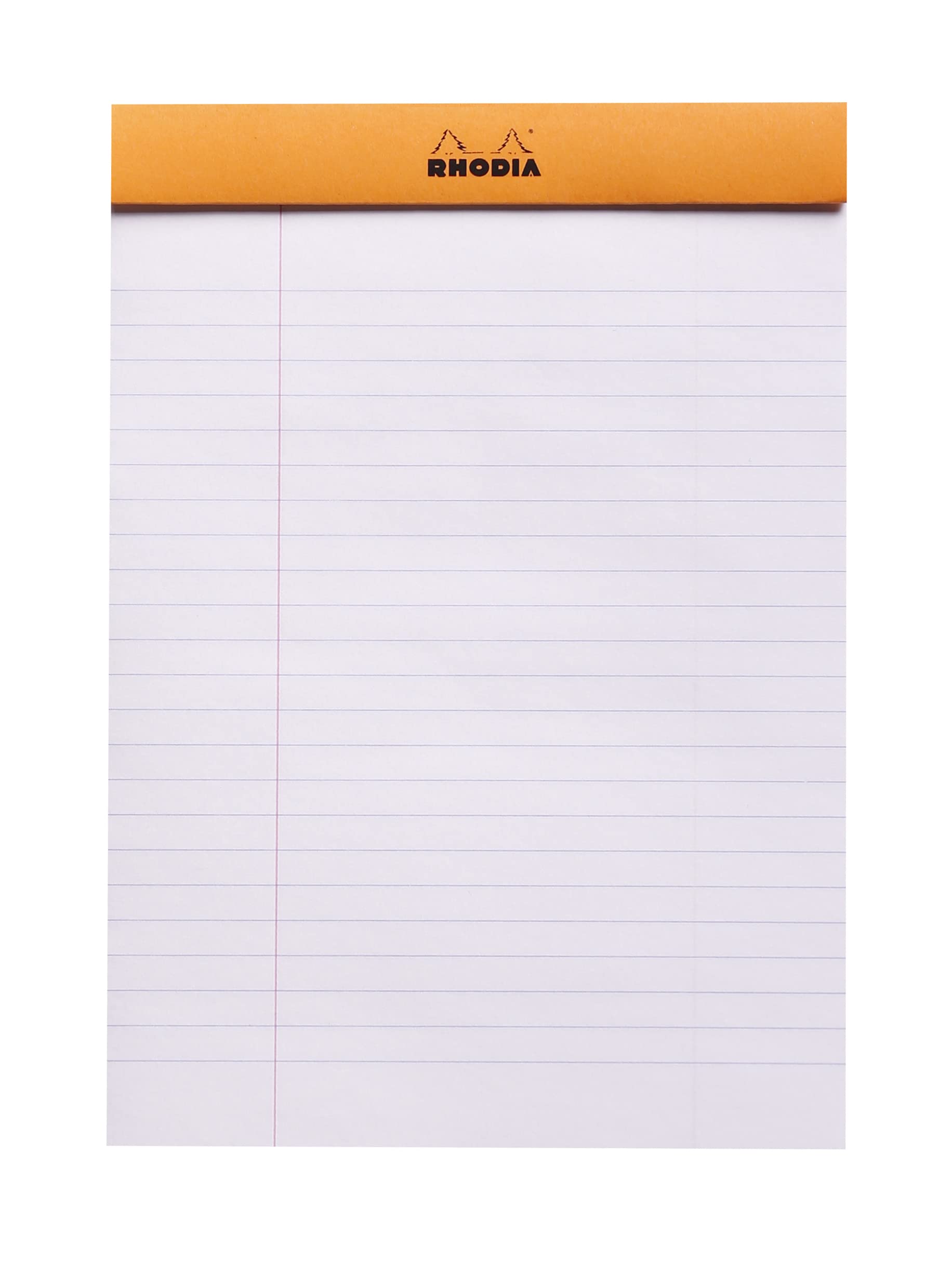 RHODIA 16600Cpack - Bloc-Notes a punto metallico N°16 Orange - A5 - a righe - 80 fogli staccabili - Carta Clairefontaine Bianca 80g/m² -copertina in carta trattata- Confezione da 10 blocchi