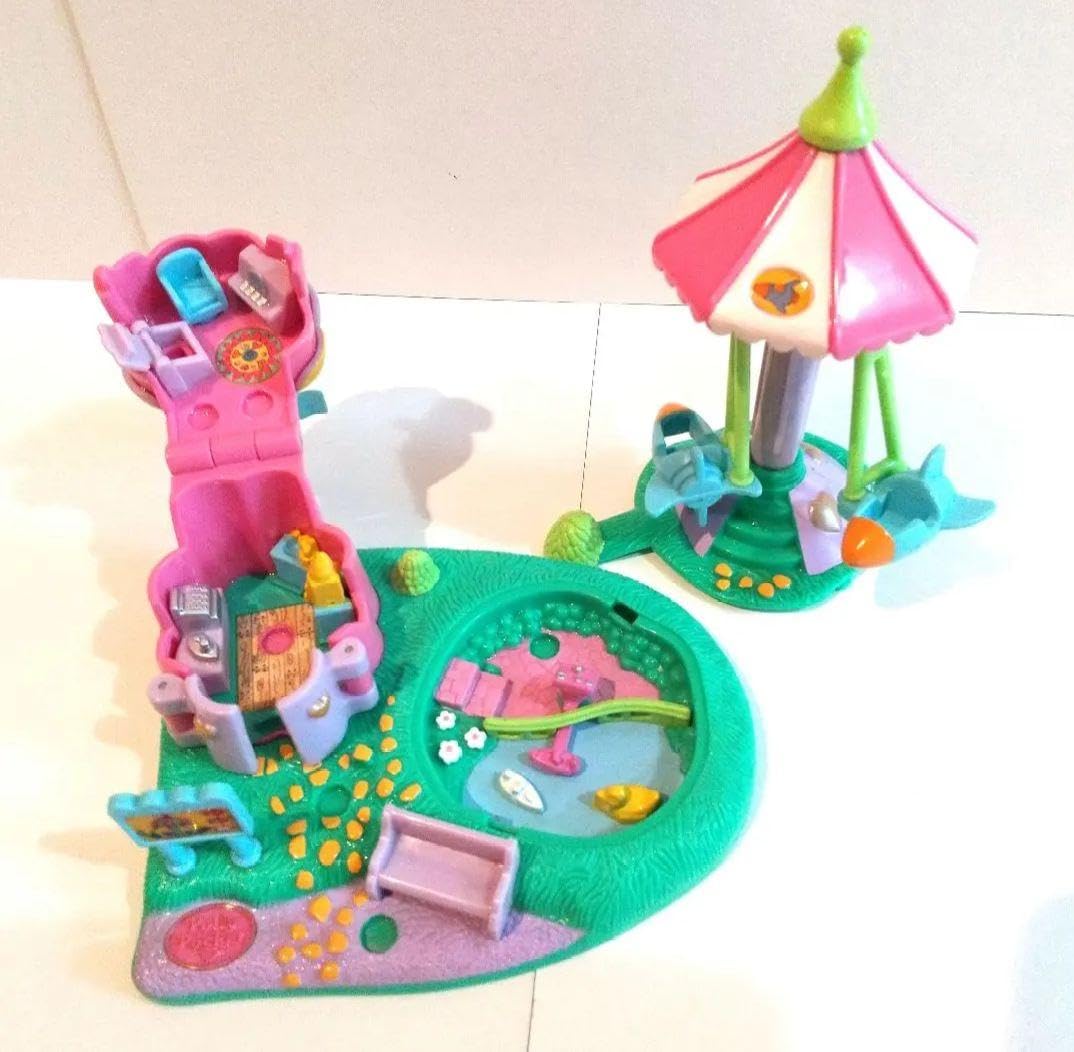 ⚠️ ポーリーポケット ベビーのおふろあそび ロケットペンダント型 人形2体付き ⚠️ ポーリーポケット ベビーのおふろあそび ロケットペンダント型