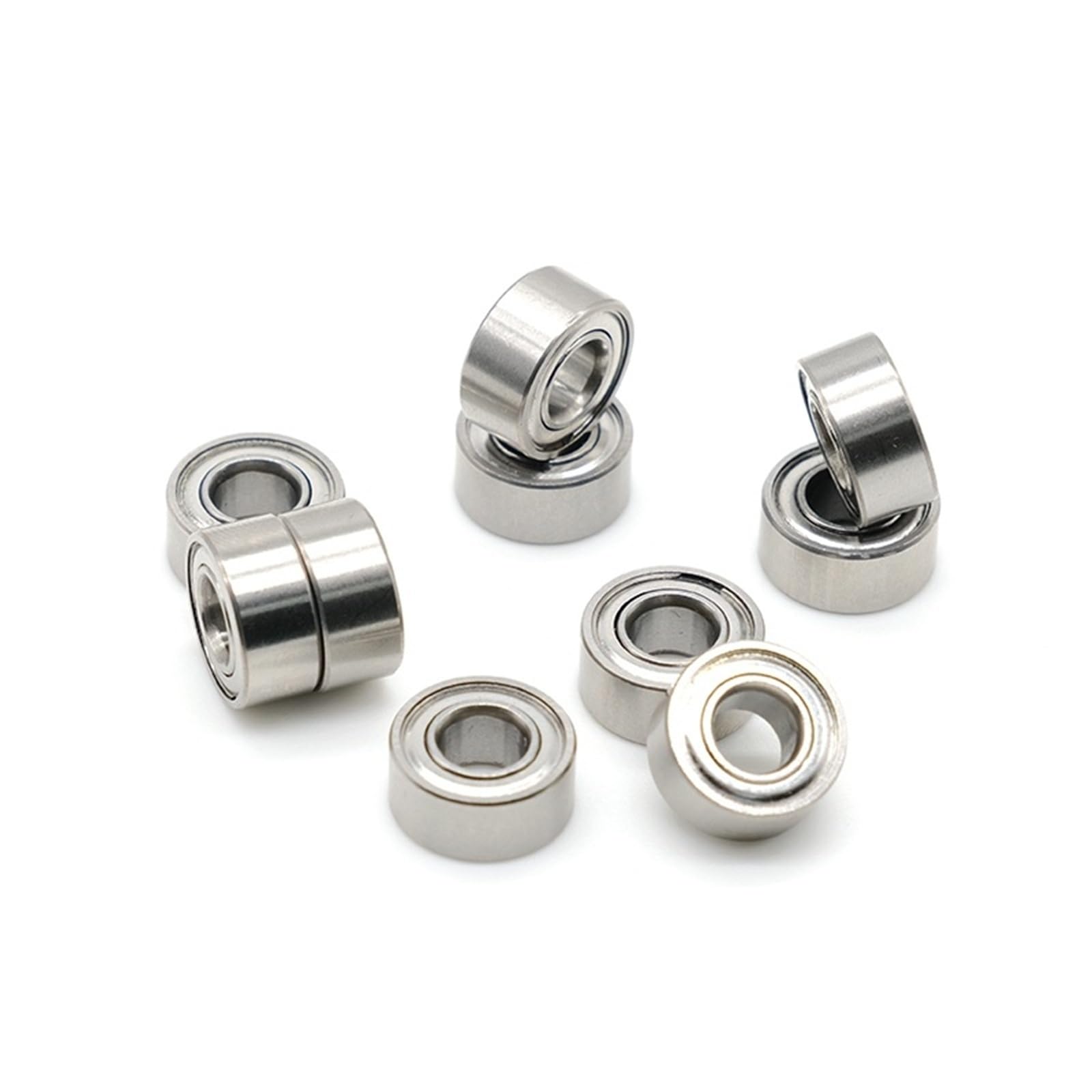 Rodamientos de bolas miniatura de acero cromado 685ZZ, 5 x 11 x 5 mm, 618/5ZZ, 10 unidades