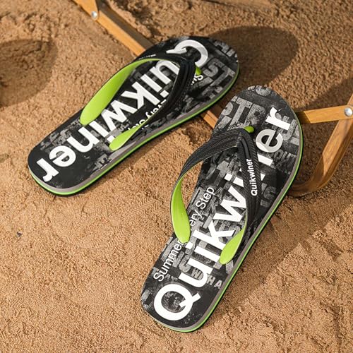 Lightweight flip flops for men's casual slippers, anti slip soft soled beach shoes3