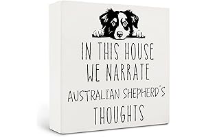 Celebrate Australian Shepherds with Delightful Wooden Signs: Expressions of Home and Heart