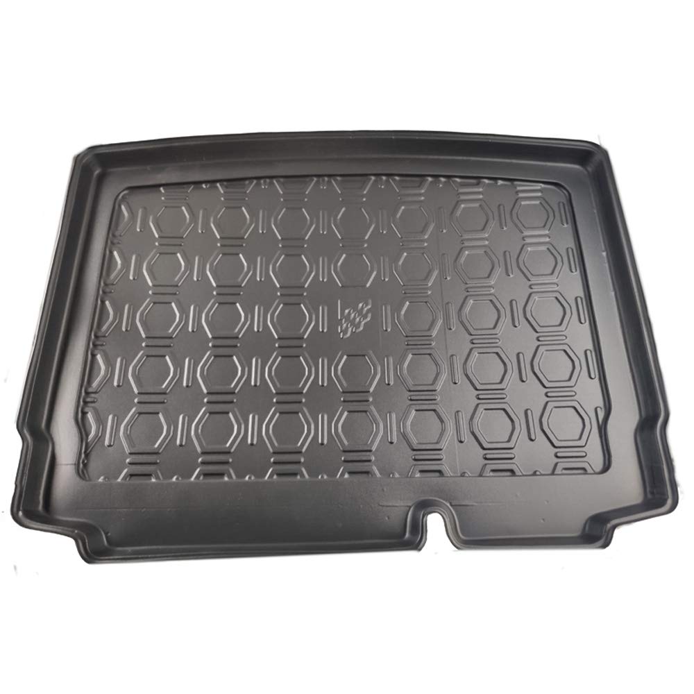 CIKCAR Bac de Coffre 'Design' sur Mesure | compatible avec Volkswagen Golf V/VI 3/5-portes 2003- pour modèles avec roue de secours