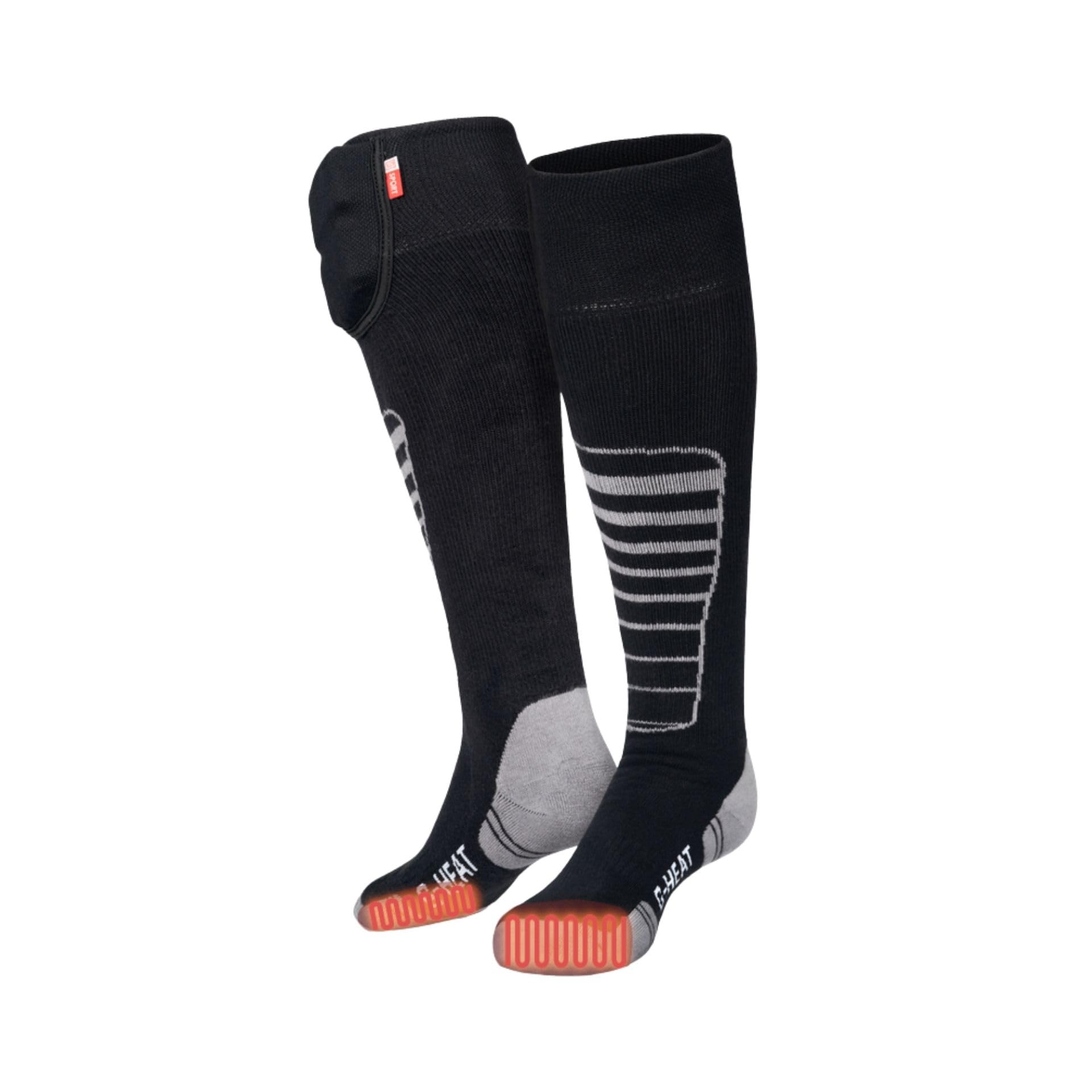 G-Heat Chaussettes chauffantes Outdoor V2 Mixtes Epaisses Douces avec Batteries et câble de Recharge