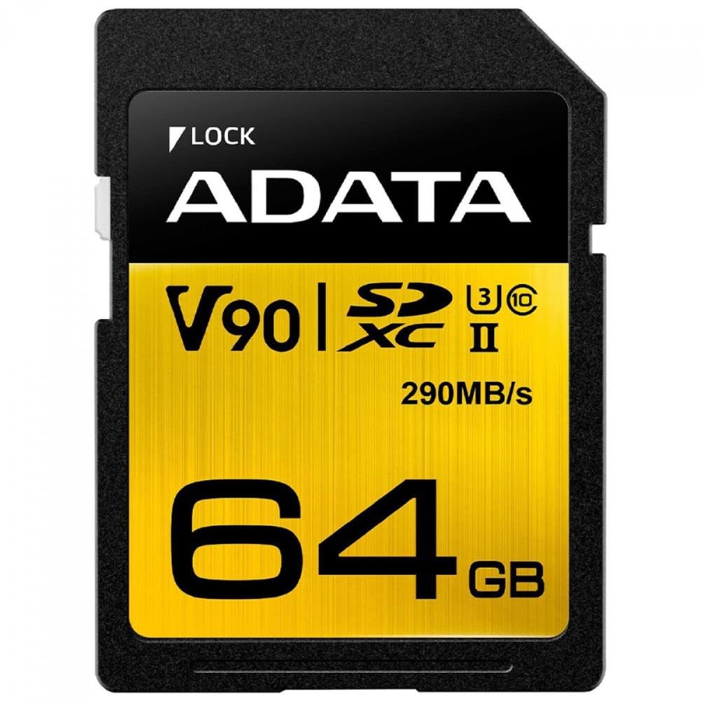 Amazon.com: ADATA Premier ONE 64GB SDXC UHS-II U3 Class10