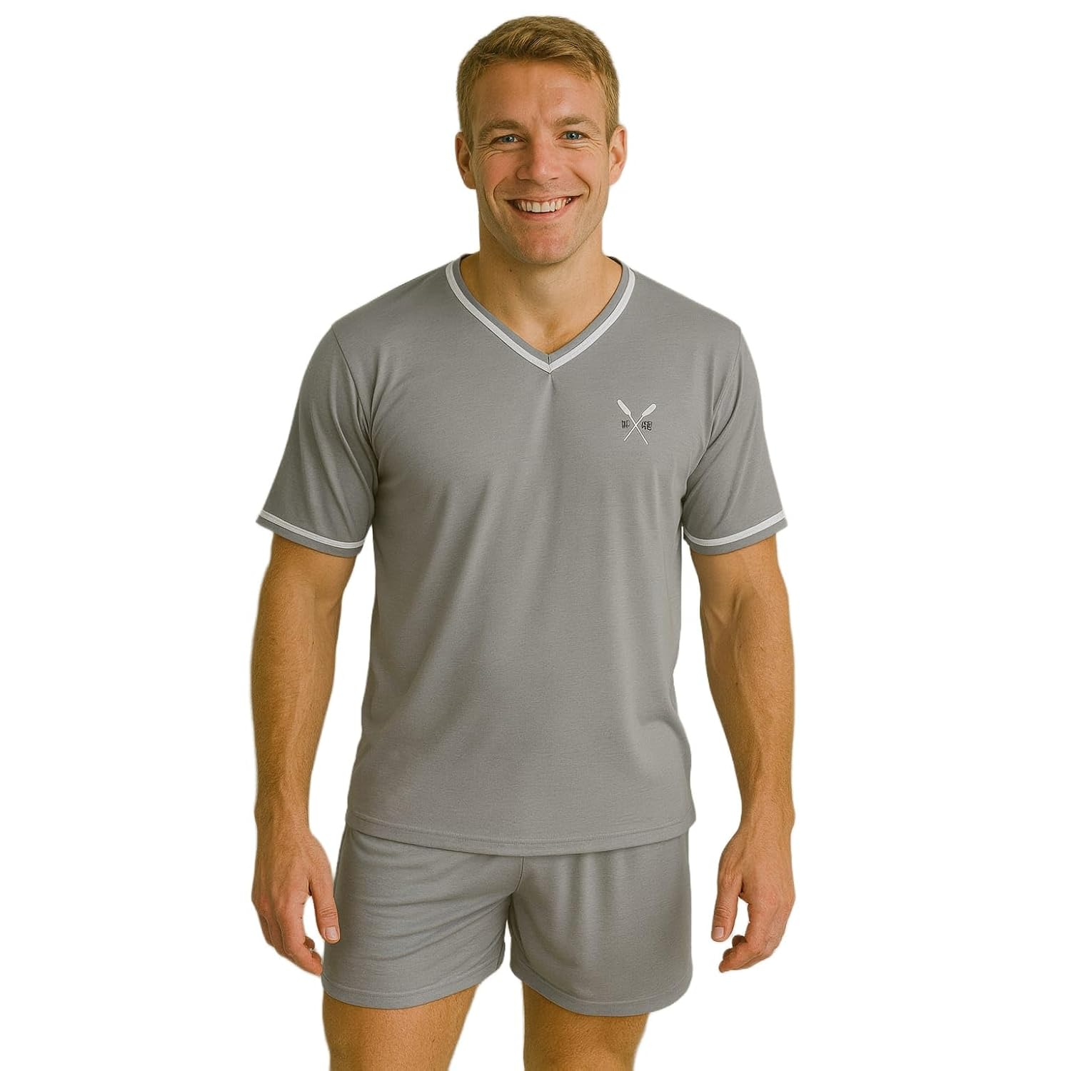 Pijama Camiseta Manga Curta Bermuda Roupa Dormir Masculina em promoção! Veja a oferta e mais achadinhos de Moda íntima 2 Hoje é o melhor dia para comprar Pijama Camiseta Manga Curta Bermuda Roupa Dormir Masculina com aquele preço maroto! Promoção! Aproveite a oferta! 2