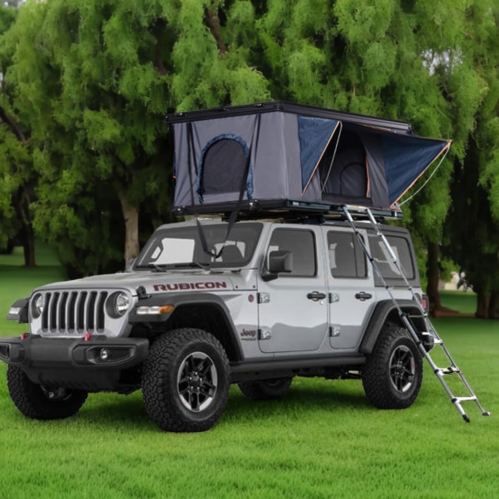 Tienda de campaña de techo rígido de primera calidad para SUV de camping: tienda de campaña espaciosa e impermeable para camiones
