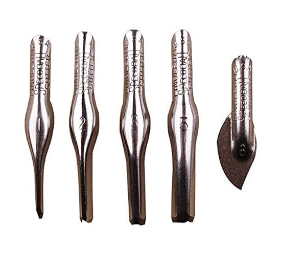 Speedball Linoleum Cutters - 5 Assorted Carving Printmaking Cutter Types, Made in the USA - Replacement Cutters 5-Count