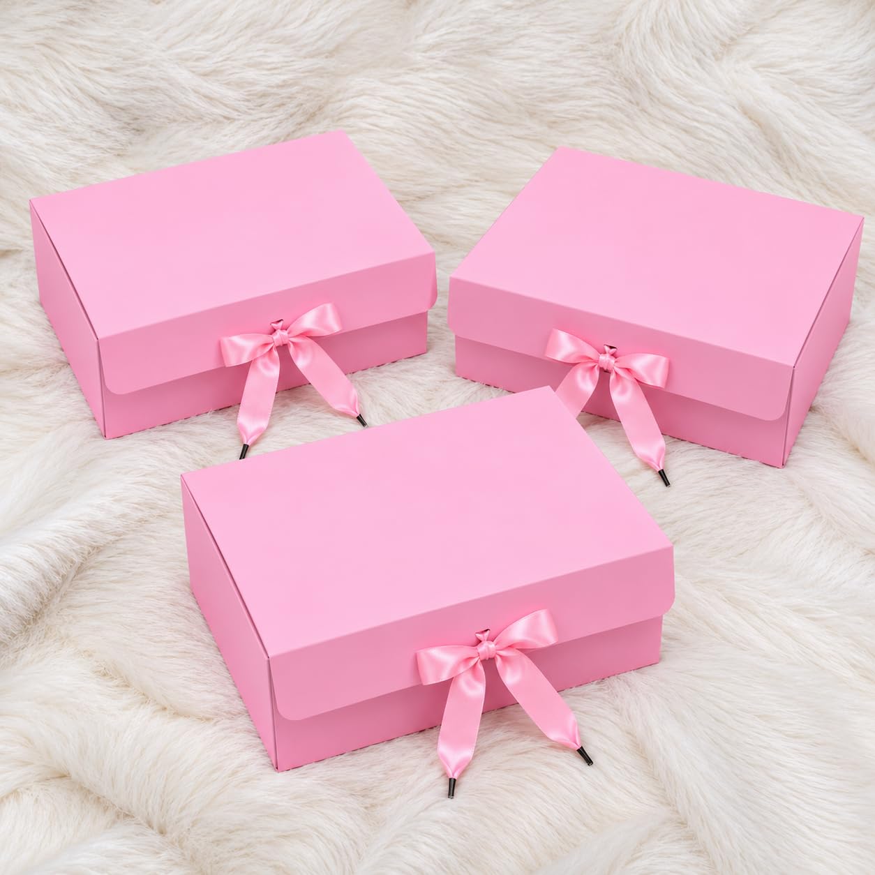 Decorative Gift Boxes - Collapsible & Purple -7