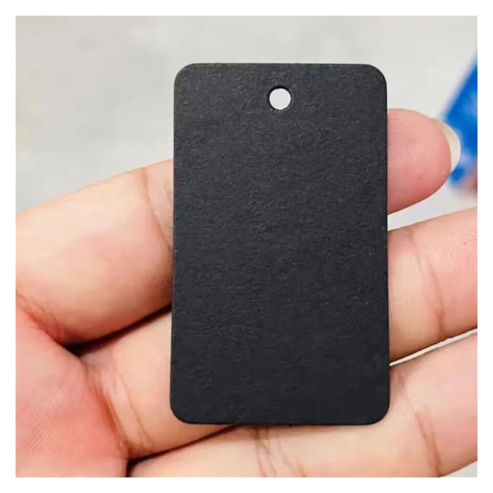 Preisschilder mit Schnur, 500 Stück, 3 x 5 cm, Papier-Preiskarten, Schnur, Etiketten, Blanko-Etikett, Schmuck, Display-Karte, Paket, zum Aufhängen von Preisen