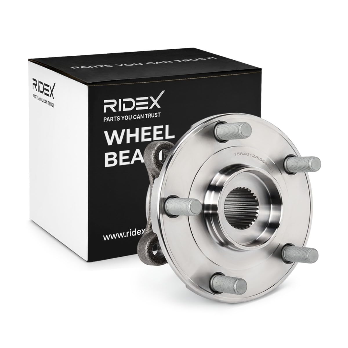 RIDEX 654W0501 Kit de roulement de roue des deux côtés de l'Avant avec bague magnétique intégré Compatible avec TOYOTA RAV 4 III ACA3, ACE, ALA3, GSA3, ZSA3