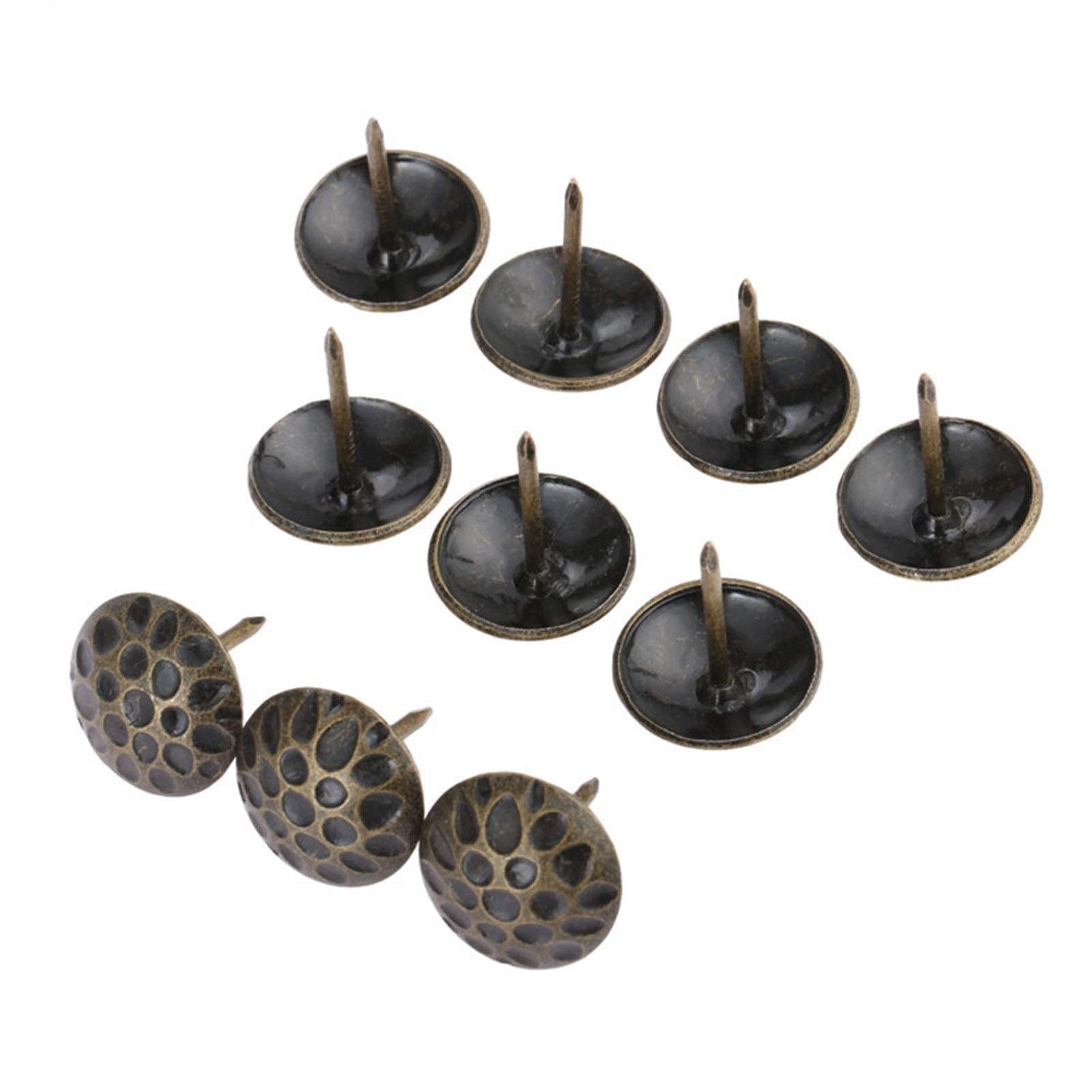 Clous, Punaises, punaises de rembourrage, pouce, décoratives meubles, 10 pièces 19 * 20mm Tachas à ongles bijoux boîte-cadeau canapé