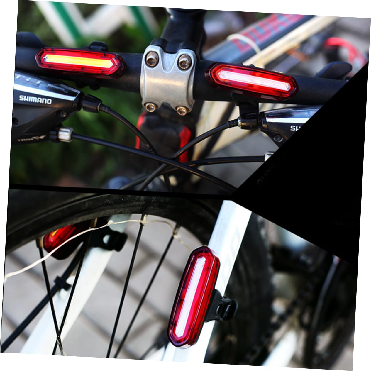 Toyvian Feux Arrière De Vélo Éclairage Arrière De Vélo Éclairage LED Éclairage Arrière De Vélo Éclairage Arrière De Vélo Éclairage De Vélo Étanche Éclairage De Sécurité Rouge