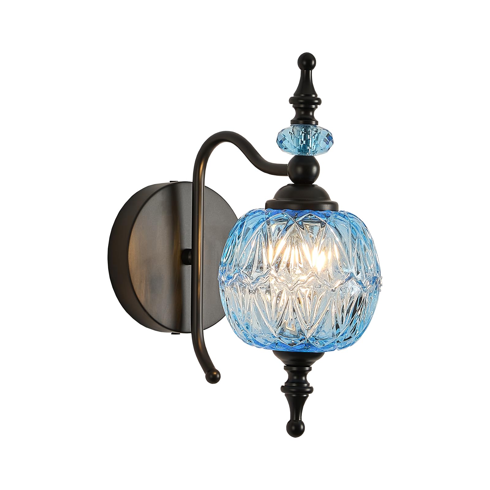 Photo 1 of TLOLGT Vintage Wall Sconce - Crystal Glass Shade