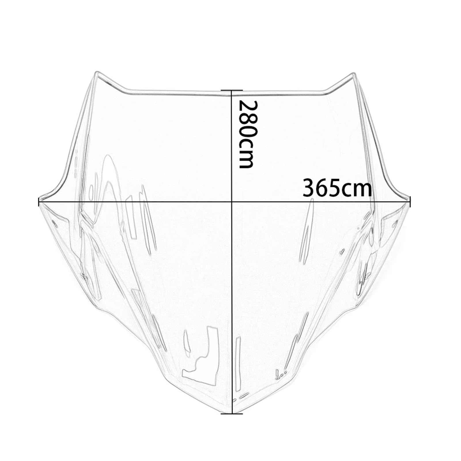 Przednia szyba motocyklowa Pasuje do motocykla YAMAHA MT-03 MT-25 MT03 MT25 2020-2025, osłona przedniej szyby, deflektor(Dark gray)