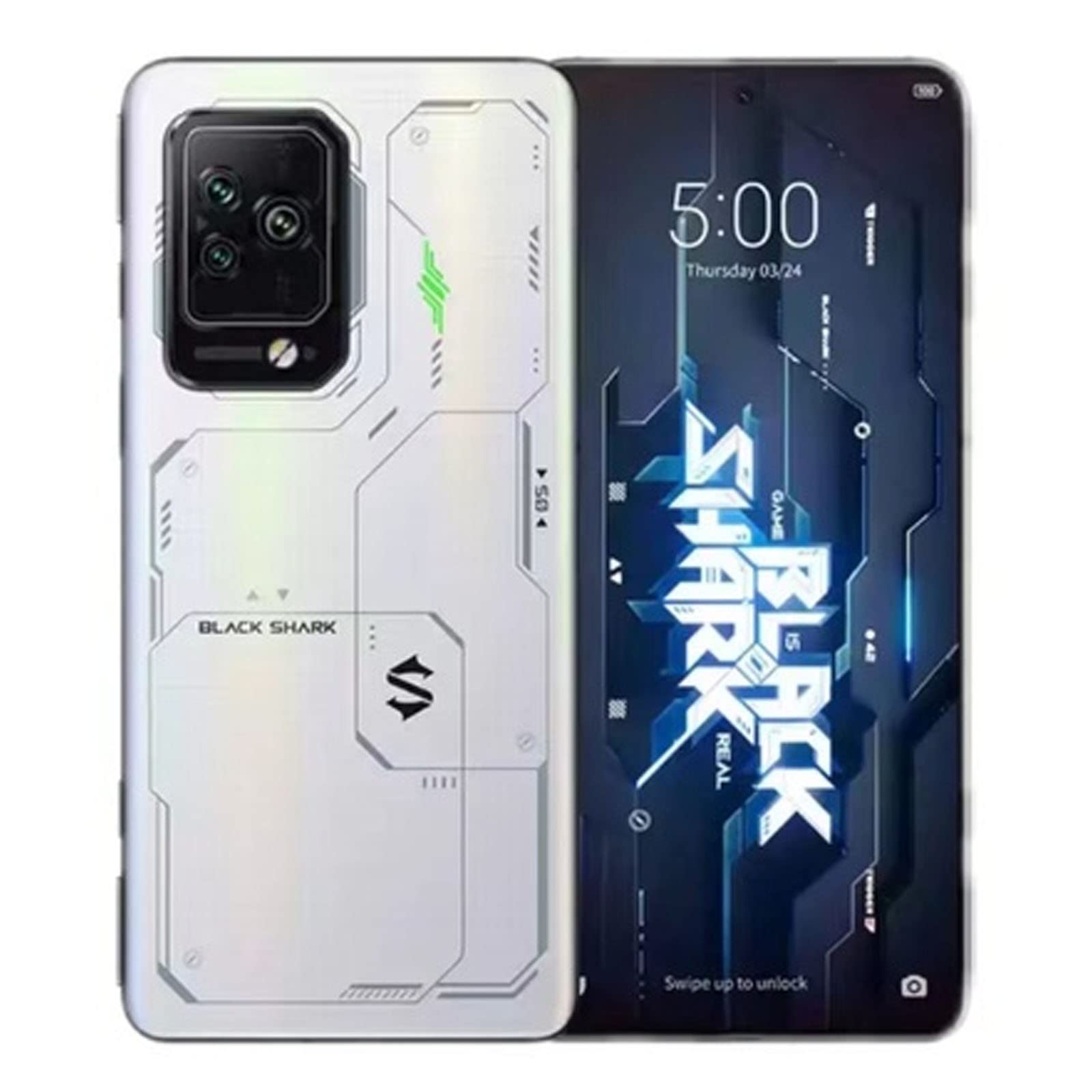 Black Shark 5 Pro 海外版 8GB/128GB Black Shark 5 Pro Unlocked Gaming Smartphone, 8 GB + 128 GB