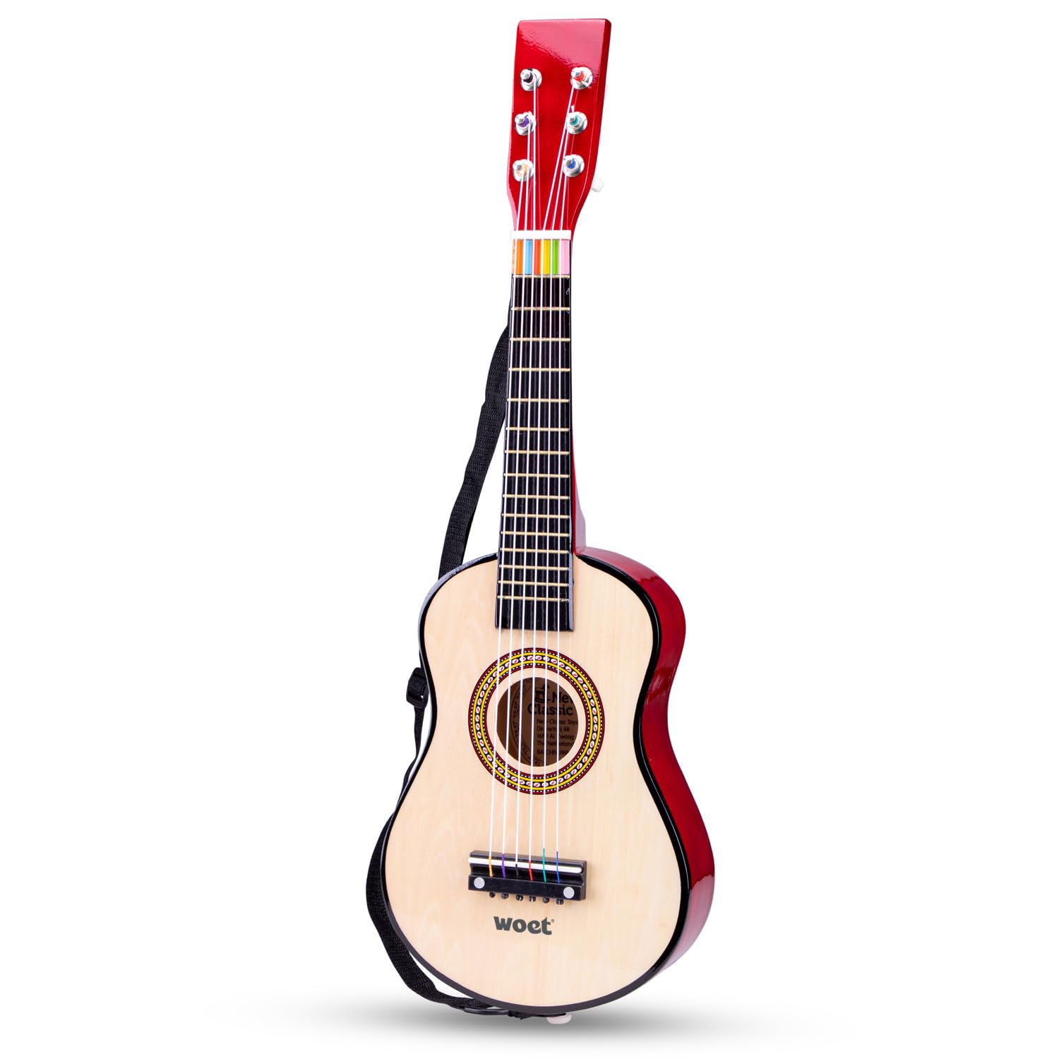 New Classic Toys 10344 Spielzeug Holzgitarre Naturel