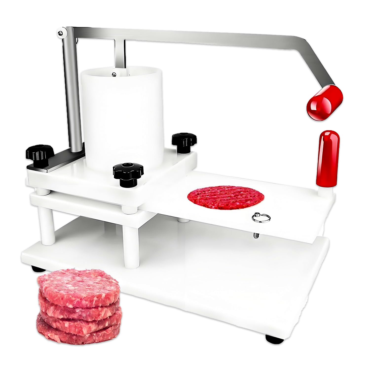 YXYLJOZ Commercial Hamburger Patty Maker - Food-Grade Material,Design for Uniform Patties in Home and Restaurant Use