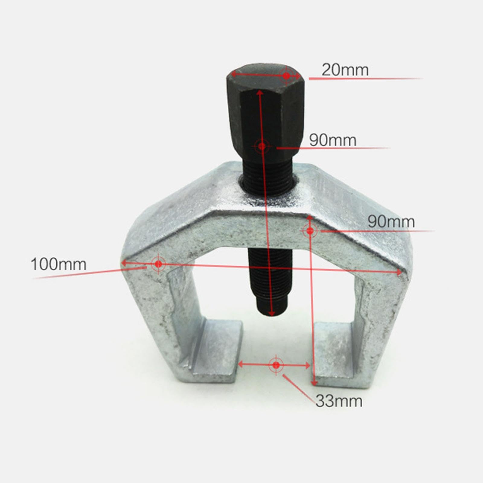 jojomis Professional Slack Adjuster Puller Tool for Automatic Adjusters - Heavy Duty Iron Works Maintenance & Removal Tool