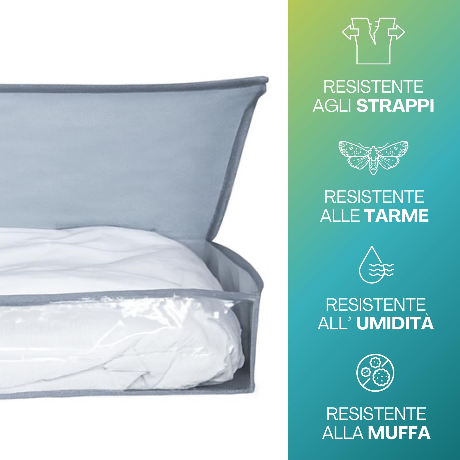 Organizer Salvaspazio A Compressione – Sacchetti Per Trapunte E Biancheria, Taglia XL, Champagne - 3
