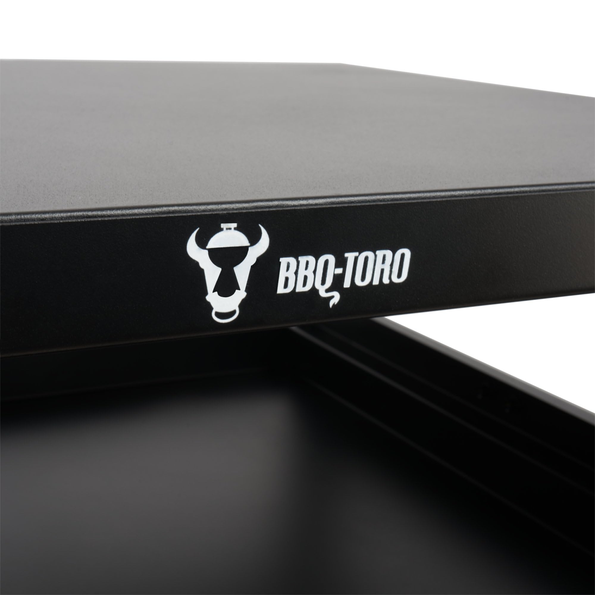 BBQ-Toro Carro de barbacoa de 80 x 65,5 x 86,5 cm, color negro, mesa de barbacoa con gran superficie de trabajo, mesa auxiliar para barbacoa, carrito para exteriores, mesa de barbacoa para exteriores